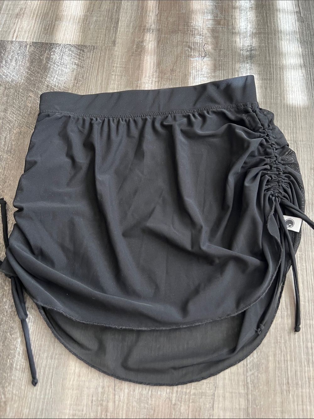 Five the label side-cinch mesh skirt size YXL